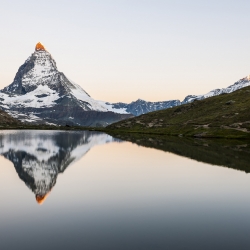 Matterhorn Reflection II-Thomas Heitmar-bronze-NATURE-Landscapes -1341