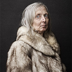 Daniela, portrait of my mother-Niko Giovanni Coniglio-silver-PEOPLE-Family -2403
