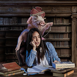 Meal hypnotists: Pig and Chicken-Diego Aguilar Carrera-bronze-ADVERTISING-Other -2492