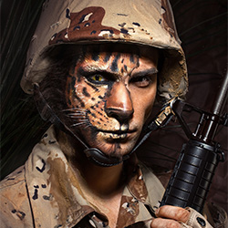 Wild Soldiers-Alexander Khokhlov-bronze-PEOPLE-Portrait -2496