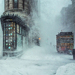 Flatiron Building in the Snowstorm-michele palazzo-finalist-FINE ART-Landscape -2862