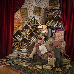 Anonymous Women: Demise-Patty Carroll-silver-FINE ART-Still Life -3116