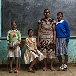 Voices Of Kenya-Nancy Coste-bronze-PEOPLE-Portrait -3328