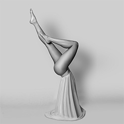 Yogin-Tomas Paule-silver-FINE ART-Nudes -3859