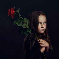 Flower Girl-Marcus Anthony-bronze-PEOPLE-Children -3945