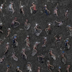 every breath you take-Klaus Lenzen-gold-FINE ART-Collage -4483