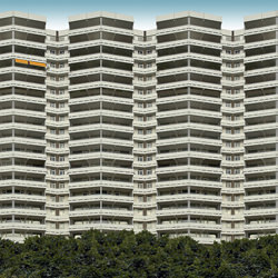 Dead City 01 / 04 / 05 / 21 / 25-Klaus Bittner-silver-ARCHITECTURE-Buildings -5123