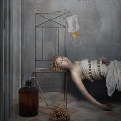 Awakening-Gritt Sanders-finalist-FINE ART-Collage -4876