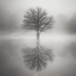 In the mist-Florent Serfati-finalist-NATURE-Trees -5012