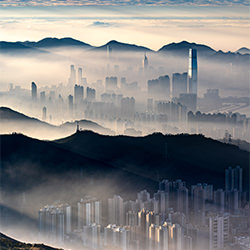 Misty City-Andy Wong-bronze-ARCHITECTURE-Cityscapes -5251