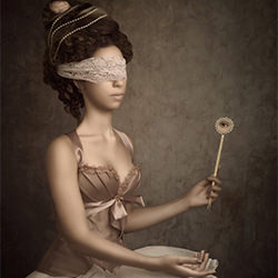 La profecía de la vidente-Erika TalShir-bronce-BELLAS ARTES-Retrato -5344