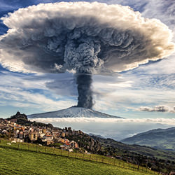 Etna explosion-FERNANDO FAMIANI-bronze-NATURE-Landscapes -5908