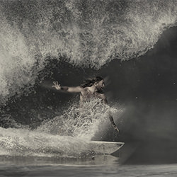 Jesus Surfs-Steve TURNER-bronze-SPORTS-Water Sports-6467