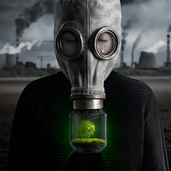 Umweltverschmutzung-Andre Boto-Bronze-WERBUNG-Konzeptionell -6482