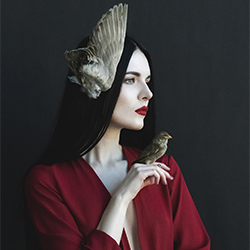 Scarlet Witch-olga szewczuk-bronze-FINE ART-Portrait -6476