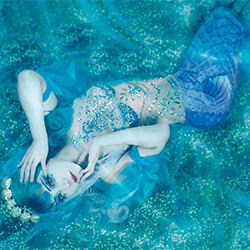 A blue mermaid-Cory Corydoras-finalist-FINE ART-Portrait -6775