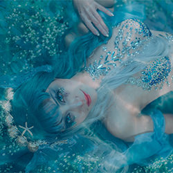 A blue mermaid-Cory Corydoras-finalist-FINE ART-Portrait -6776
