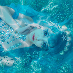 A blue mermaid-Cory Corydoras-finalist-FINE ART-Portrait -6777