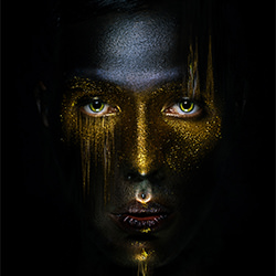 Oro oscuro-Salem McBunny-bronce-BELLAS ARTES-Otros -6720