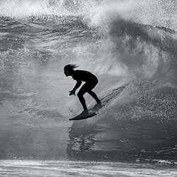 Silhouette Surfer-Steve TURNER-bronze-SPORTS-Water Sports-7164