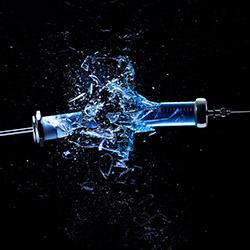 ITV Malpractice - Exploding Syringe-Jonathan Knowles-bronze-ADVERTISING-Conceptual -7139