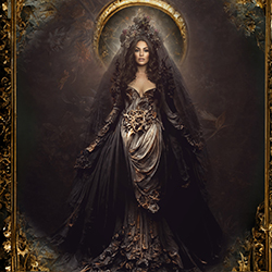 Victorian Keepsake-Laura Dark-bronze-SPECIAL-Digitally Enhanced -7268