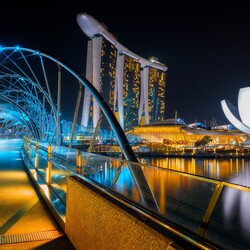 Singapore Helix Bridge-Nico Trinkhaus-finalist-ARCHITECTURE-Bridges -8483