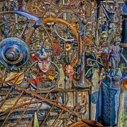 Pieces-Stephen Mimms-bronze-FINE ART-Abstract -8086