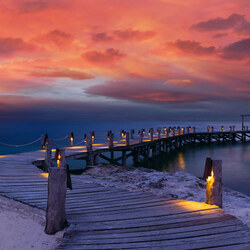 Enchanted Jetty-Peter Lik-bronze-FINE ART-Landscape -8034