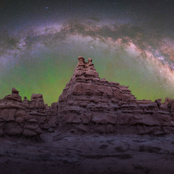 Arc of Time – Goblin Valley-Dylan Knight-bronze-FINE ART-Landscape -8269