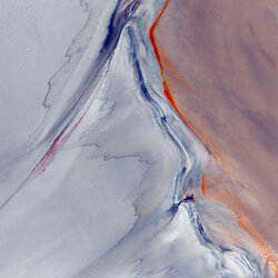 Peaks-Mark Gray-bronze-FINE ART-Abstract -8419
