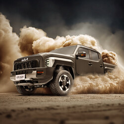 The Kia Tasman-Ramiro Cueva-silver-ADVERTISING-Automotive -8903