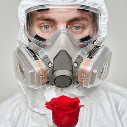 Life in a Toxic World-Jack Currie-bronze-FINE ART-Portrait -8403