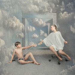 Where iCloud InterfereWhere iCloud Interfere-Valentina Acrement-silver-FINE ART-Portrait -8951