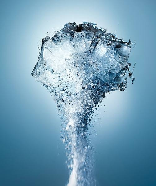 Photograph Jonathan Knowles Ice Explosions on One Eyeland