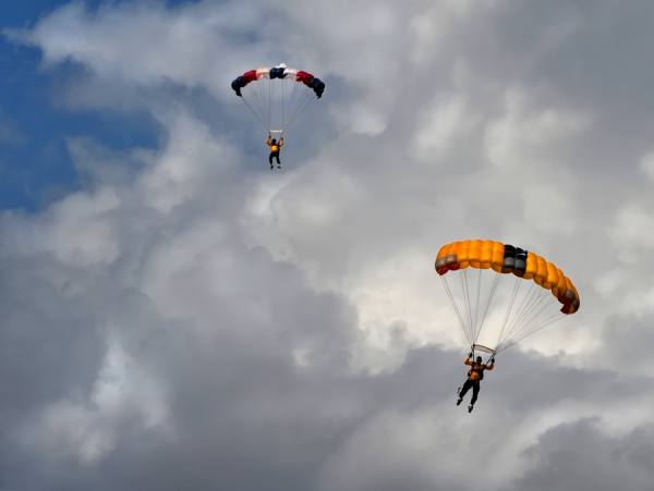 Photograph Craig Kempf Parachute X 2 on One Eyeland
