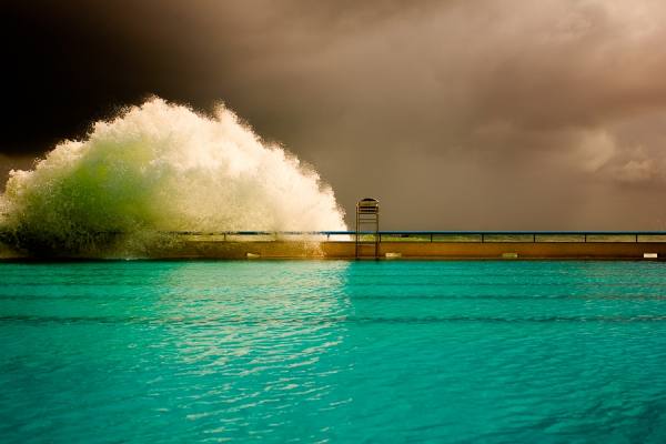 Photograph Guto Esteves Pool Storm on One Eyeland