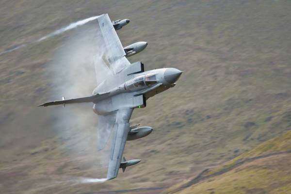 Photograph Rory Trappe Raf Tornado Gr4 on One Eyeland