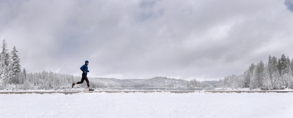 Photograph Rod Mclean Running In The Snow on One Eyeland