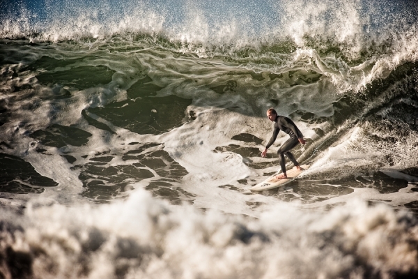 Photograph Kevin Steele Surfing Rincon on One Eyeland
