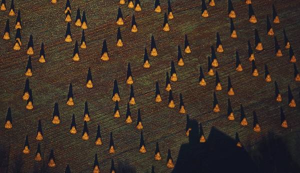Photograph Larry Hamill Amish Haystacks on One Eyeland