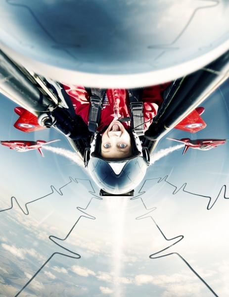 Photograph Simon Stock Boys Dreams Red Arrows on One Eyeland