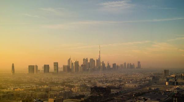 Photograph David Taylorbramley Dubai Skyline With Burj Khalifa on One Eyeland
