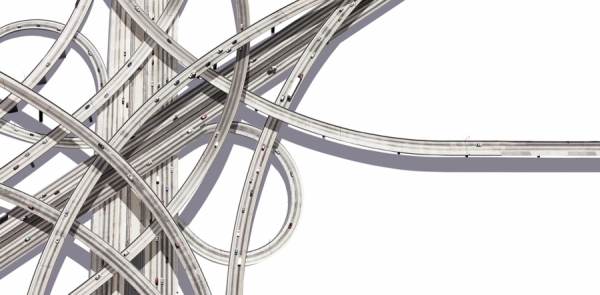 Photograph Simon Stock La Freeways on One Eyeland