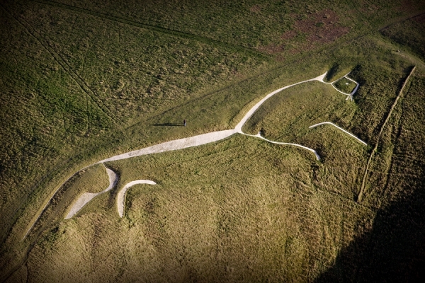 Photograph Jonathan Webb Uffington White Horse on One Eyeland