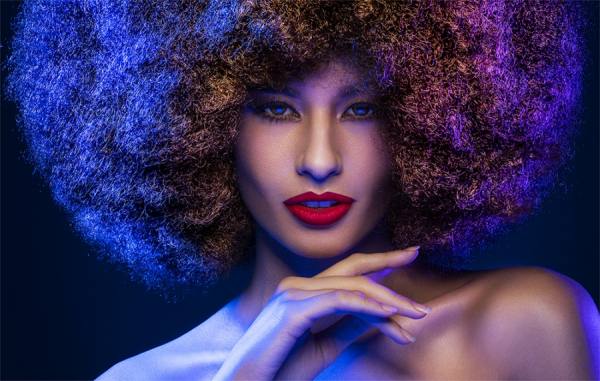 Photograph Jackson Carvalho Colored Hair on One Eyeland