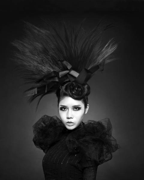 Photograph Ricky Kwok Black And White Beauty 3 on One Eyeland