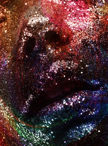 Photograph Laborie Laurence Glitter Lips on One Eyeland
