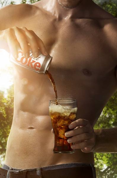 Photograph Jonathan Knowles Diet Coke Pour on One Eyeland