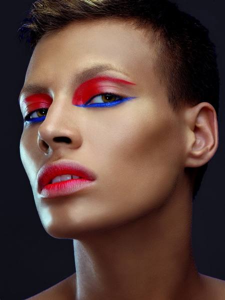 Photograph Gerhard Merzeder Kiko Milano on One Eyeland